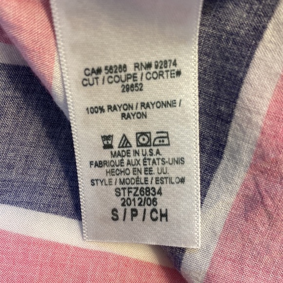 Splendid pink & navy striped tank - Picture 5 of 5